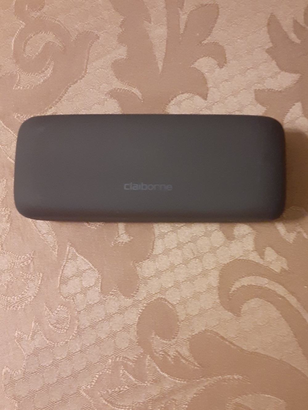 Claiborne Hardshell Gray Eyeglass Case
